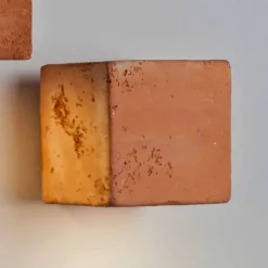 Toscot Garten-Wandlampen-Smith LED Wandleuchter aus Terrakotta für den Außenbereich