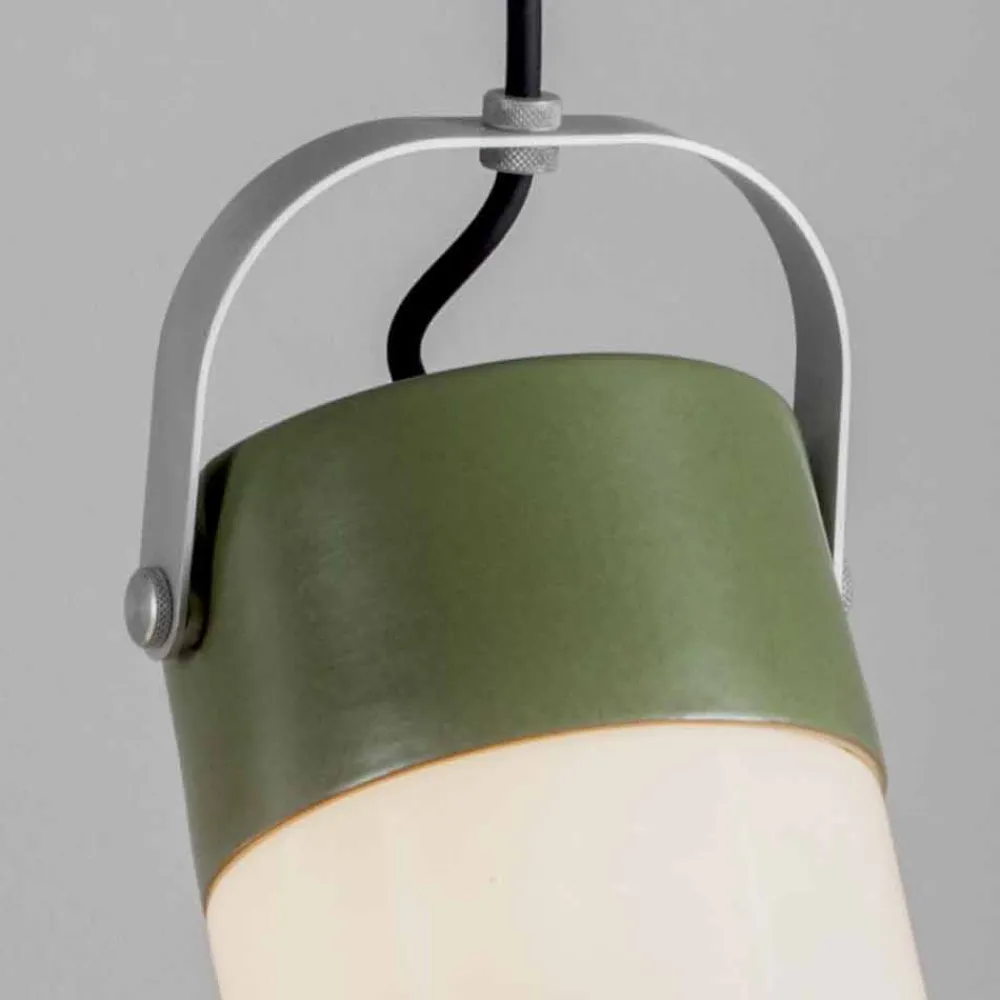 Toscot Moderne Pendelleuchten-Swing Pendelleuchte aus geblasenes Glas made in Toscana