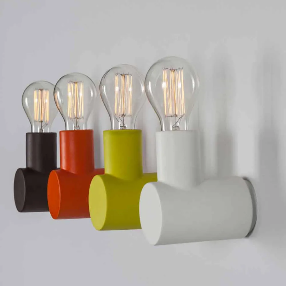 Toscot Vintage Wandleuchten-Traffic Wandlampe aus Keramik made in Toscana