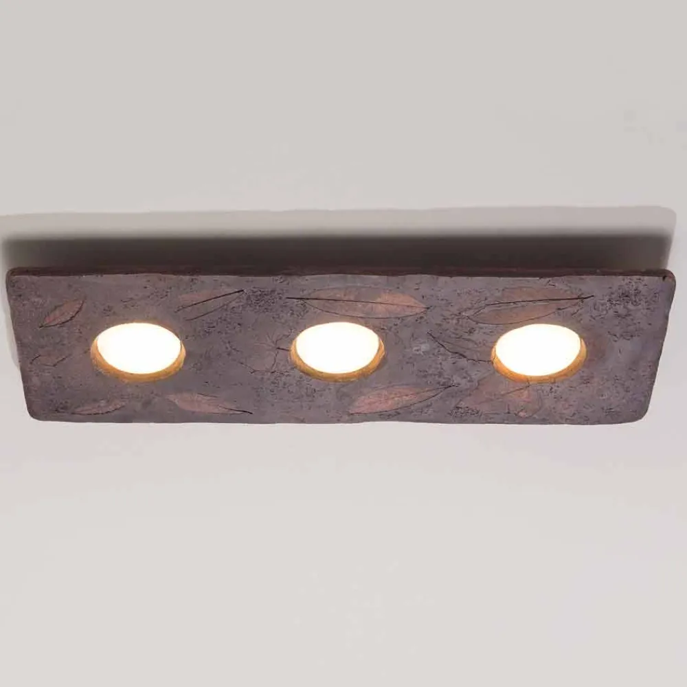 Toscot Klassische Wandleuchten-Vivaldi Design Wandlampe aus Terrakotta made in Italy