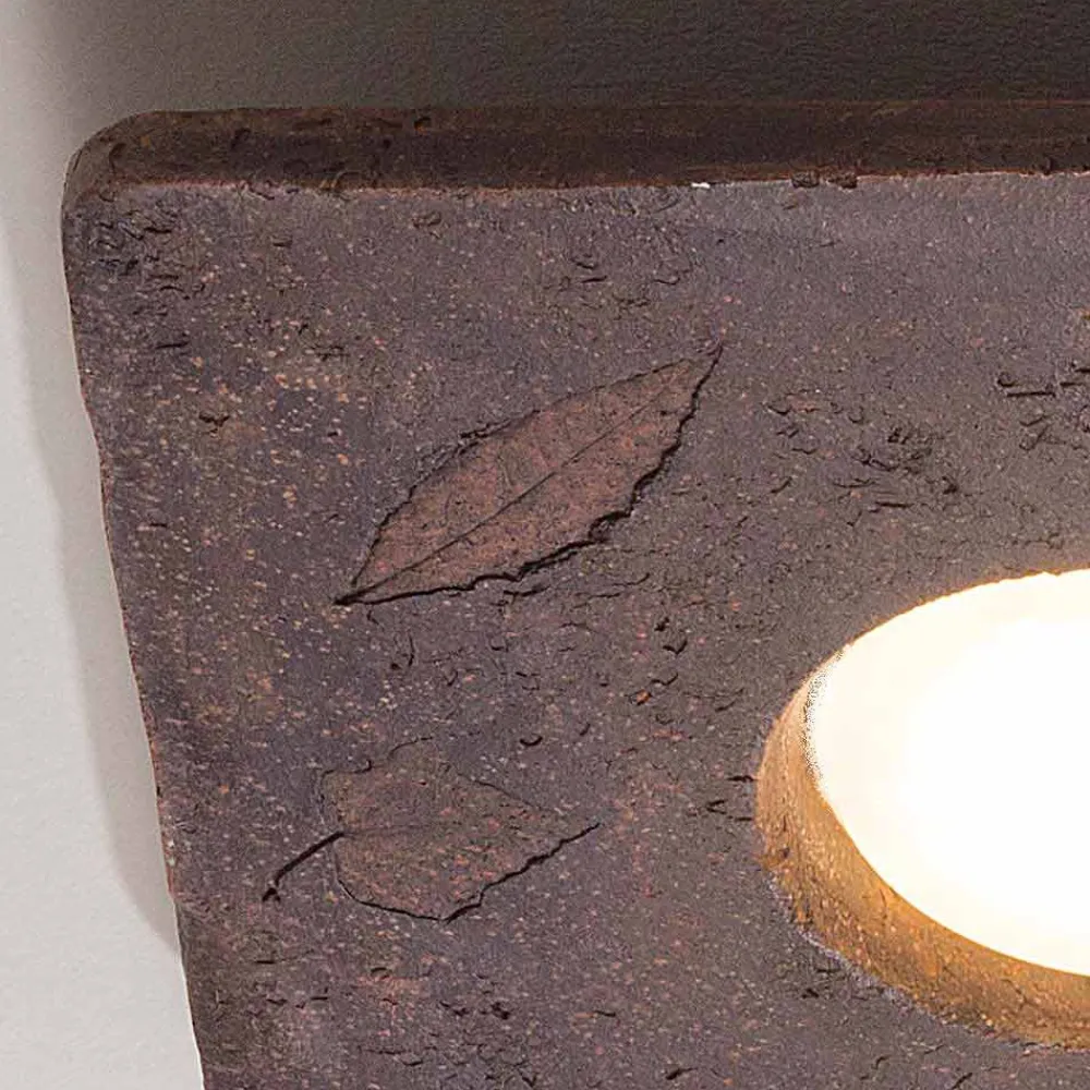 Toscot Klassische Wandleuchten-Vivaldi Design Wandlampe aus Terrakotta made in Italy