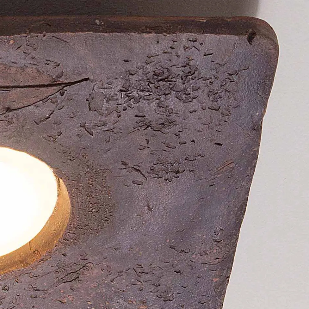 Toscot Klassische Wandleuchten-Vivaldi Design Wandlampe aus Terrakotta made in Italy