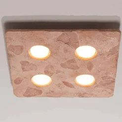 Toscot Klassische Wandleuchten-Vivaldi Design Wandlampe aus Terrakotta made in Italy