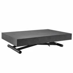 Viadurini Living Tisch Höhenverstellbar-Transformierbarer Couchtisch mit Schieferoberfläche aus Holz - Ademo