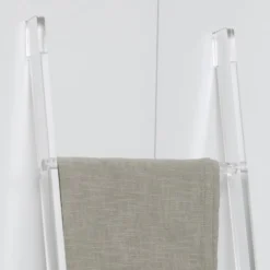 Viadurini Bathroom Badetuchhalter-Transparente Acryl-Kristall-Badetuchhalter-Leiter - Smart