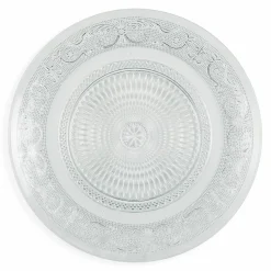 Viadurini Kitchen Teller Set-Transparente Glasteller Luxury Classic Decor 18-teilig - Palazzo