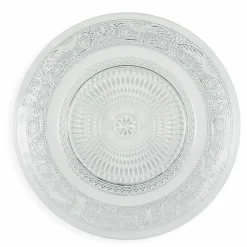Viadurini Kitchen Teller Set-Transparente Glasteller Luxury Classic Decor 18-teilig - Palazzo