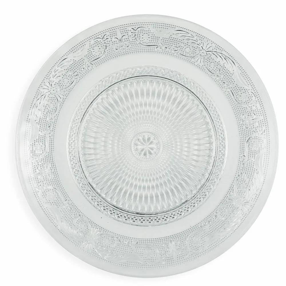 Viadurini Kitchen Teller Set-Transparente Glasteller Luxury Classic Decor 18-teilig - Palazzo