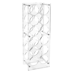 Viadurini Living Design Weinregal-Transparenter Flaschenhalter aus Plexiglas Made in Italy - Whines