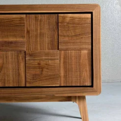 Viadurini Living Anrichte-3-türige Anrichte aus massives Nussholz in modernem Design Nensi