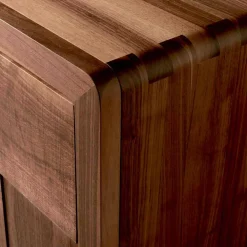 Viadurini Living Anrichte-3-türige Anrichte aus massives Nussholz in modernem Design Nensi