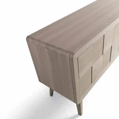 Viadurini Living Anrichte-3-türige Anrichte aus massives Nussholz in modernem Design Nensi