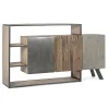 Viadurini Living Sideboards-3-Türiges Sideboard aus Mangoholz und Stahl Homemotion - Signorino