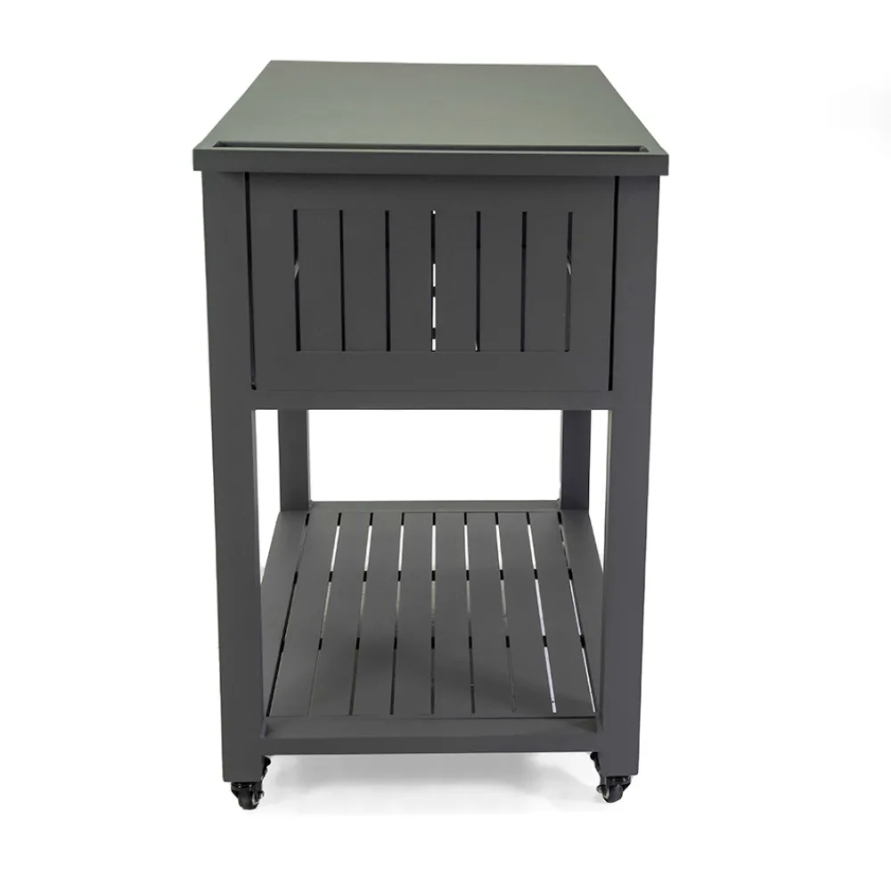 Viadurini in the Garden Gartenideen-Trolley für den Außenbereich aus lackiertem Aluminium mit verschiedenen Oberflächen - Hotel