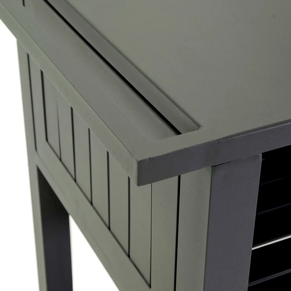 Viadurini in the Garden Gartenideen-Trolley für den Außenbereich aus lackiertem Aluminium mit verschiedenen Oberflächen - Hotel