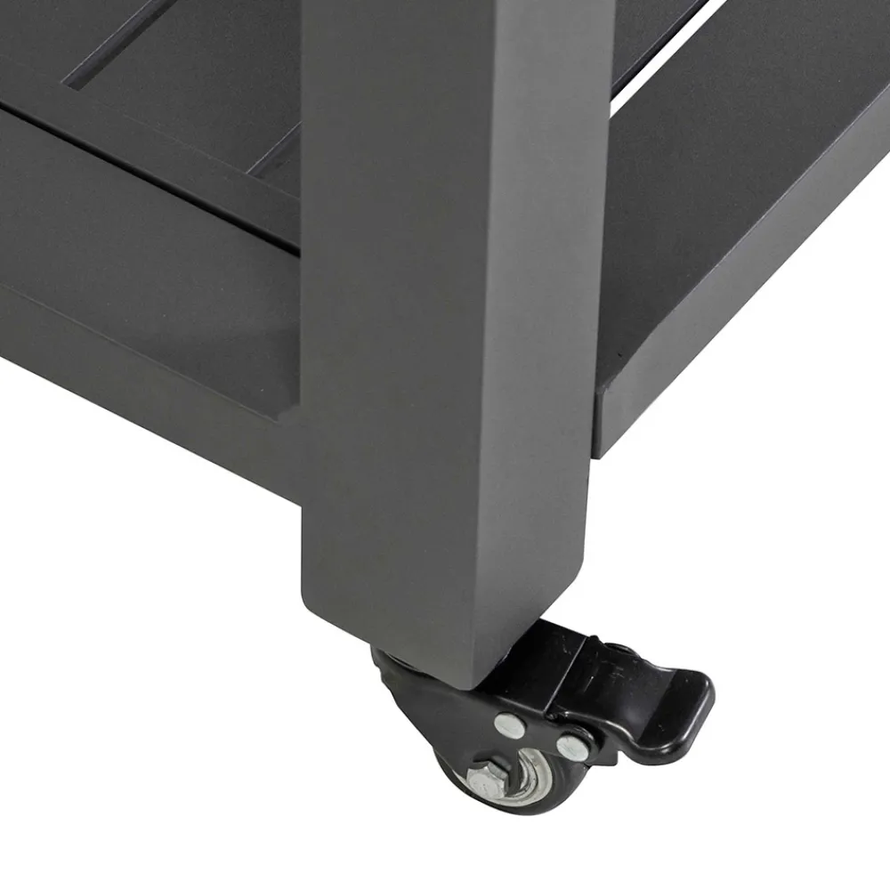 Viadurini in the Garden Gartenideen-Trolley für den Außenbereich aus lackiertem Aluminium mit verschiedenen Oberflächen - Hotel