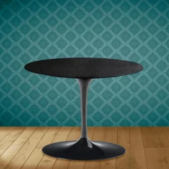 Viadurini Living Moderne Couchtische|Tulip Tische-Tulip Eero Saarinen H 41 Couchtisch aus Sirius-Keramik, hergestellt in Italien – Scarlet