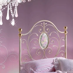 Viadurini Night Design Maßgeschneiderte Möbel|Schmiedeeisen Doppelbetten-Turchese Doppelbett aus Schmiedeeisen in Design