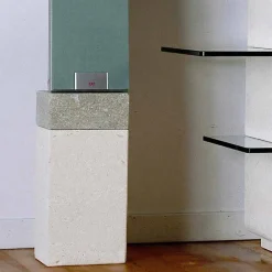 Viadurini Living Tv-Möbel-TV-Hifi-Möbel aus Stein und Kristall in modernem Design Xeni