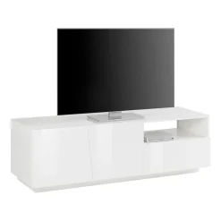 Viadurini Living Tv-Möbel-TV-Schrank mit 2 Türen, einer Schublade und einem offenen Fach Made in Italy - Popilio