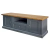 Viadurini Classic Tv-Möbel-TV-Ständer mit 2 Türen, 1 Schublade und 1 offenem Fach Made in Italy – Forseti
