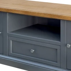 Viadurini Classic Tv-Möbel-TV-Ständer mit 2 Türen, 1 Schublade und 1 offenem Fach Made in Italy – Forseti