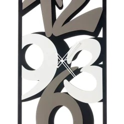 Viadurini Time Design Wanduhren-Uhr aus Eisen mit großen Zahlen, hergestellt in Italien – Aquarium