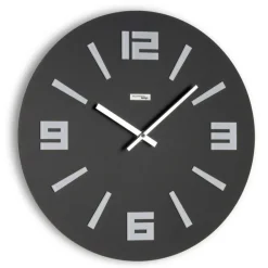 Viadurini Time Design Wanduhren-Uhr aus halbgeschäumtem PVC und farbigem Methacrylat, hergestellt in Italien – üblich
