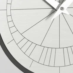 Viadurini Time Design Wanduhren-Uhr mit Reliefrahmen und Polypropylen mit verschiedenen Farben - Lunarium
