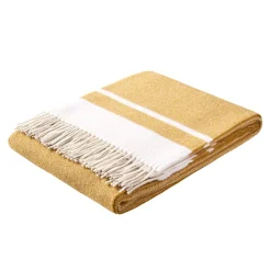 Viadurini Textile Plaid-Ultraweiches und flauschiges Plaid aus Wollmischung, hergestellt in Italien – Caldoso