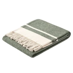 Viadurini Textile Plaid-Ultraweiches und flauschiges Plaid aus Wollmischung, hergestellt in Italien – Caldoso