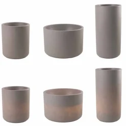 Viadurini Lighting Lichtmöbel-Vase mit Garten- oder Innenbeleuchtung, modernes Design - Cilindrostar