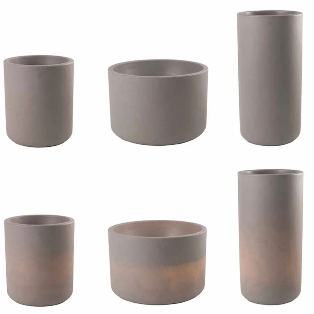 Viadurini Lighting Lichtmöbel-Vase mit Garten- oder Innenbeleuchtung, modernes Design - Cilindrostar