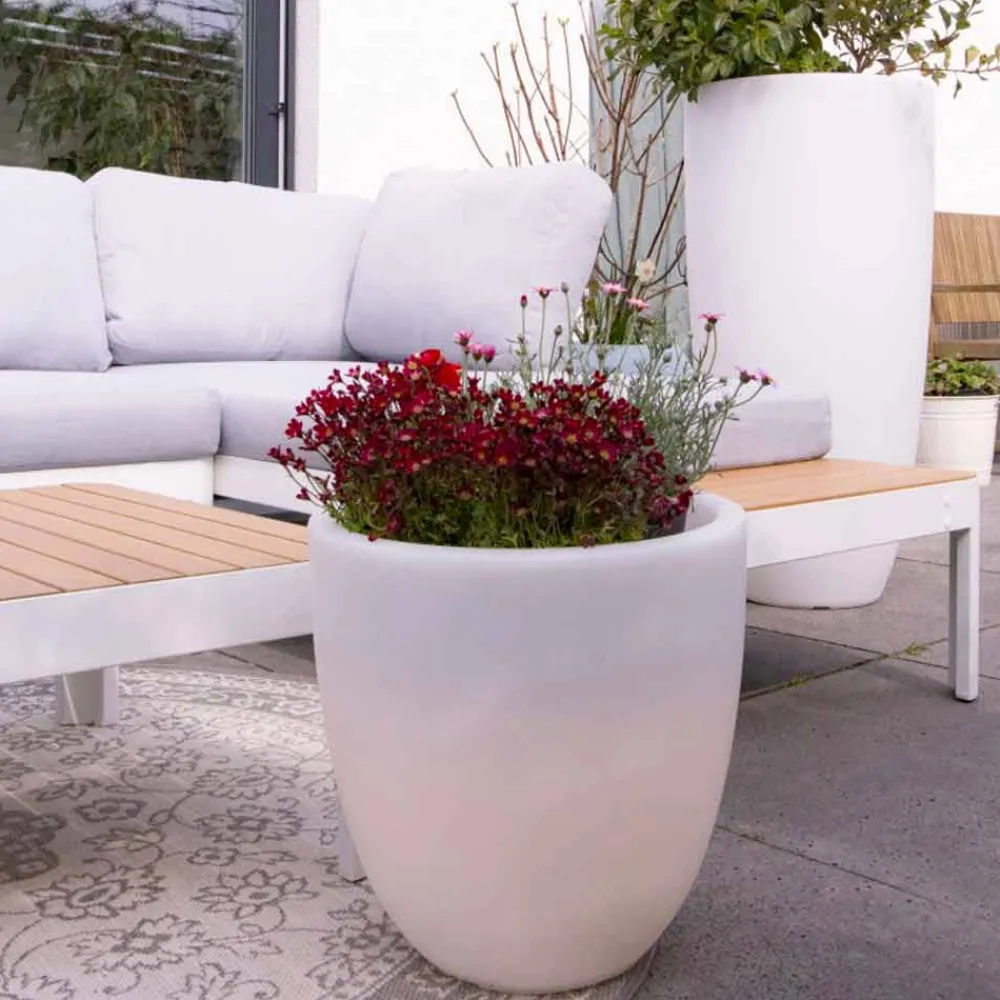 Viadurini Lighting Lichtmöbel-Vase mit LED- oder Solarbeleuchtung Modernes Design in verschiedenen Größen - Svasostar