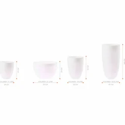 Viadurini Lighting Lichtmöbel-Vase mit LED- oder Solarbeleuchtung Modernes Design in verschiedenen Größen - Svasostar