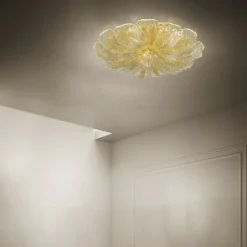 Viadurini Lighting Klassische Deckenleuchten-Venezianische Deckenlampe aus Glas und Metall, handgefertigt in Italien - Artemide