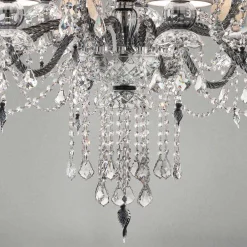 Viadurini Lighting Klassische Kronleuchter-Venezianischer Glas-Kronleuchter mit 12 Lichtern Handgefertigt, Made in Italy - Milagros