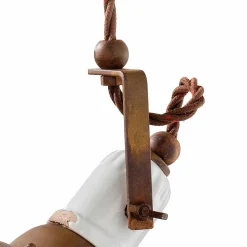 Ferroluce Pendelleuchten Vintage-Verstellbare Deckenleuchte aus Keramik und Metall Alayna