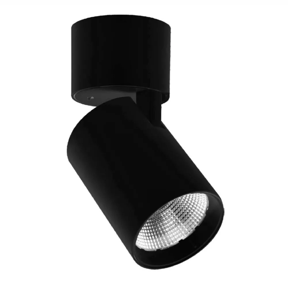 Viadurini Lighting Moderne Deckenleuchten-Verstellbare LED-Deckenleuchte aus weißem oder schwarzem Aluminium - Point