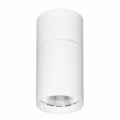 Viadurini Lighting Moderne Deckenleuchten-Verstellbare LED-Deckenleuchte aus weißem oder schwarzem Aluminium - Point