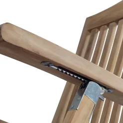 Viadurini in the Garden Holzsessel-Verstellbarer Gartensessel aus Teakholz - Jade