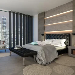 Viadurini Lighting Moderne Wandleuchten-Verstellbarer LED-Wandstrahler aus Aluminium mit USB-Anschlüssen - Alena