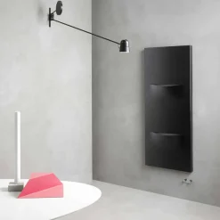 Viadurini Radiators Heizkörper Hydraulisch-Vertikaler Hydraulikkühler in modernem Stahldesign bis 850 W - Schnitt