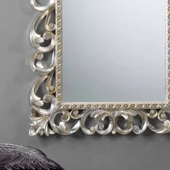 Viadurini Classic Standspiegel|Wandspiegel-vertikaler Wandspiegel mit Spiegelrahmen in Altsilber Paris