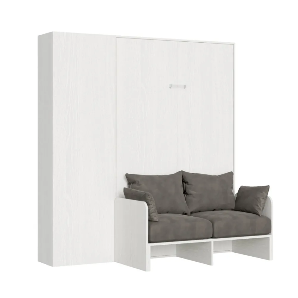 Viadurini Night Design Klappbett-Vertikales französisches Klappbett mit Sofa und Säule - Magiccompare