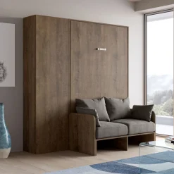 Viadurini Night Design Klappbett-Vertikales französisches Klappbett mit Sofa und Säule - Magiccompare