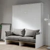 Viadurini Night Design Klappbett-Vertikales Klappbett für Doppelbett mit Sofa Made in Italy - Magiccompare