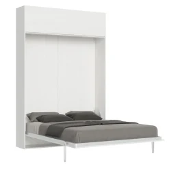 Viadurini Night Design Klappbett-Vertikales Klappbett für Doppelbett mit Wandeinheit - Magiccompare