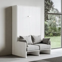 Viadurini Night Design Klappbett-Vertikales Klappbett mit Sofa Made in Italy - Magiccompare