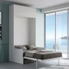 Viadurini Night Design Klappbett-Vertikales Klappbett mit Sofa und Wandeinheit - Magiccompare